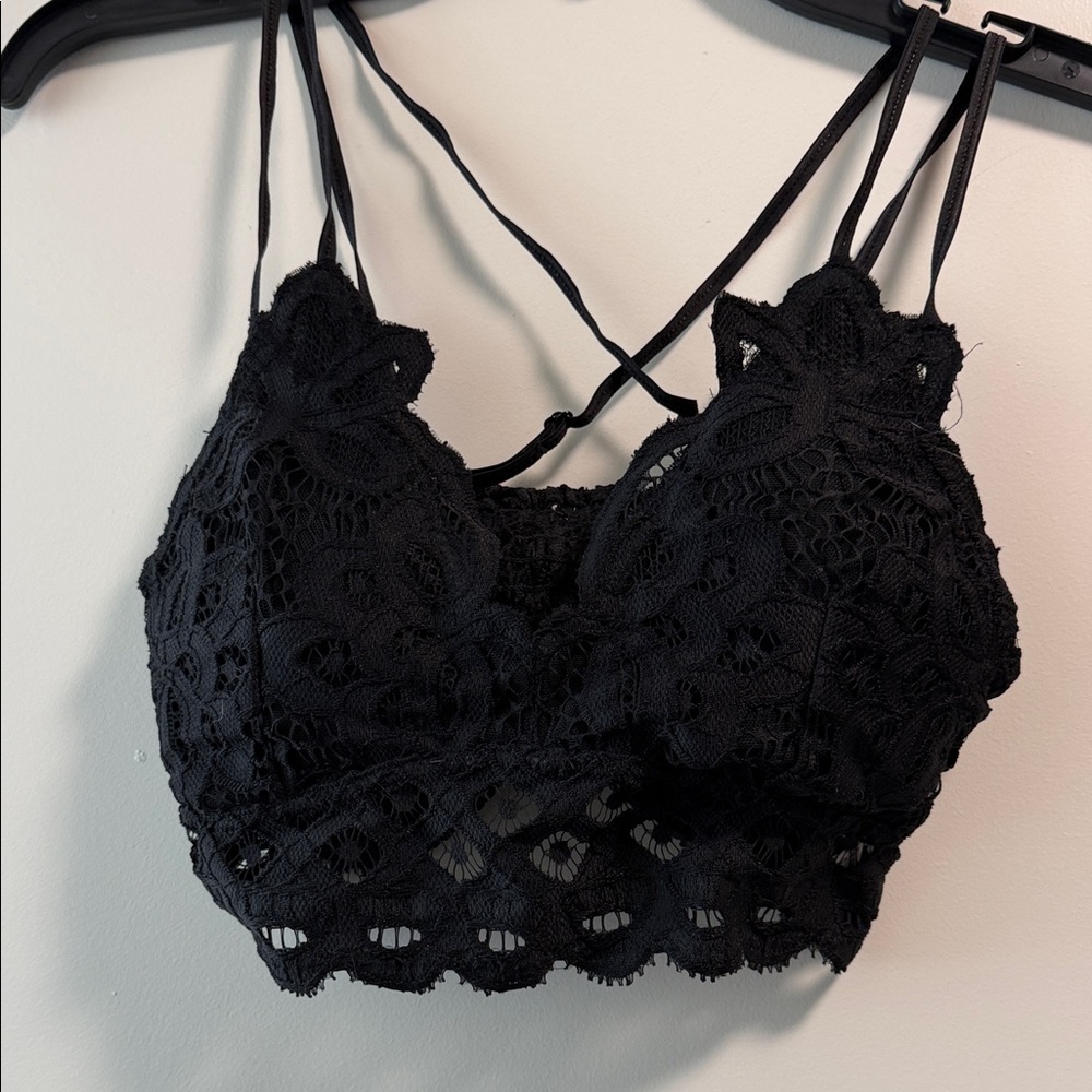Black bralette